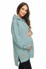 MijaCulture hoodie for pregnant women and breastfeeding Aurelia  Turquoise